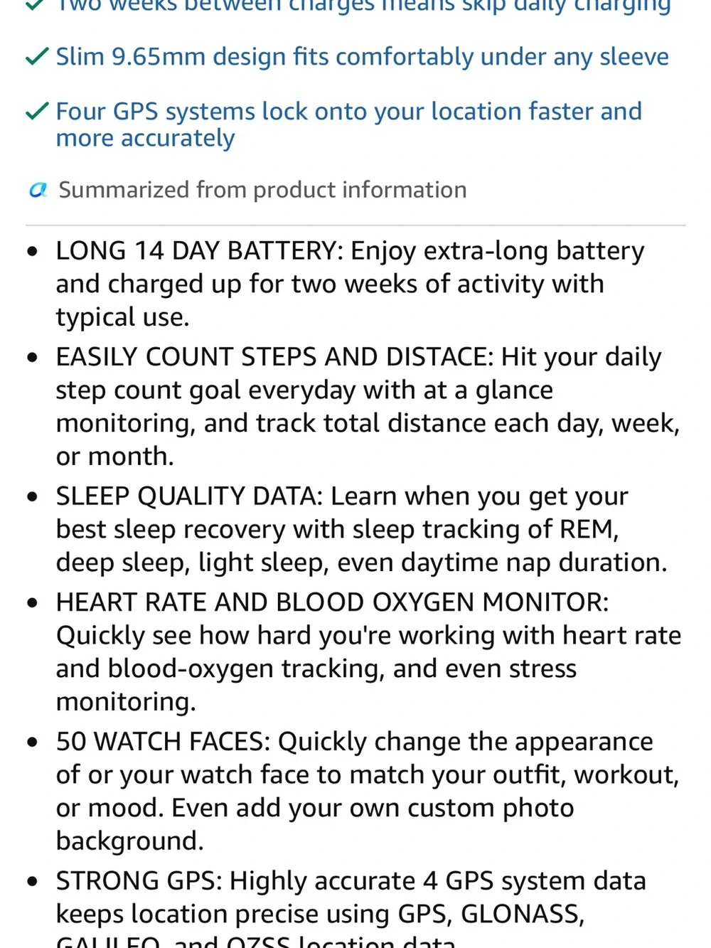 Amazfit Bip 3 Pro Black Smart Watch with Silicone Band